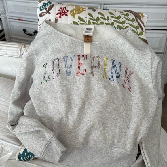 Victoria Secret Pink bling sweatshirt - Picture 1 of 3